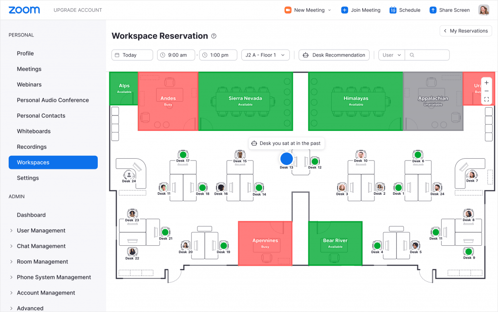 FOW: Zoom Looks to Simplify Hot-Desking, Booking