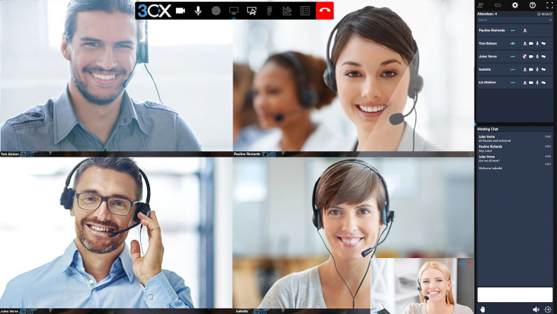 3CX video conferencing