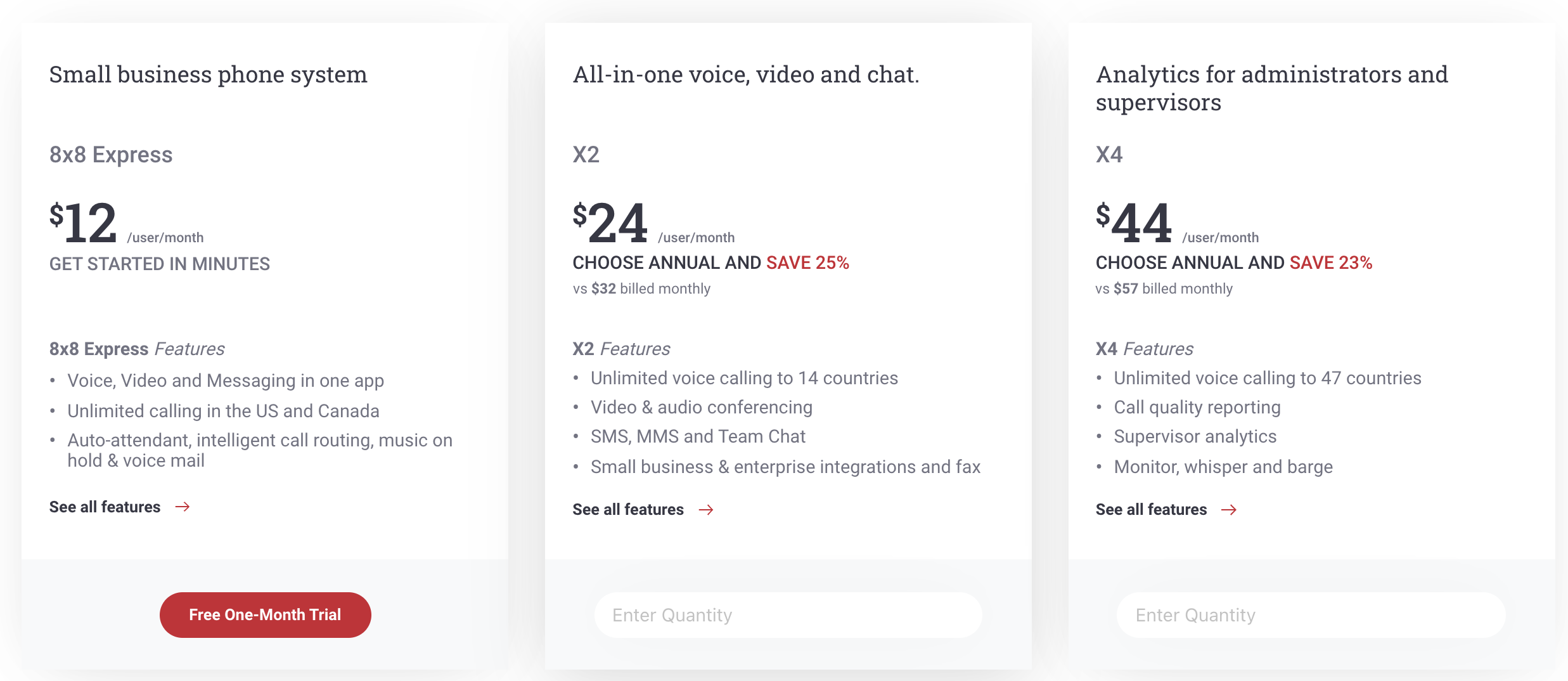 8x8 Pricing & Plans - Updated July 1st, 2021