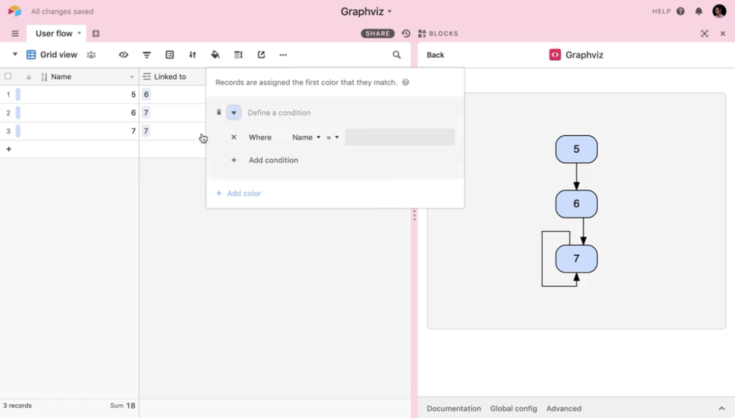 Airtable flowchart