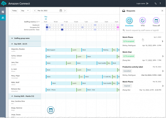 Amazon Connect Scheduling