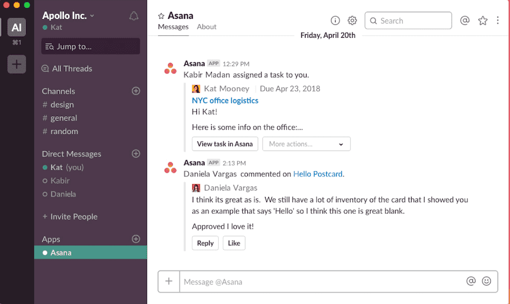 Asana Integration