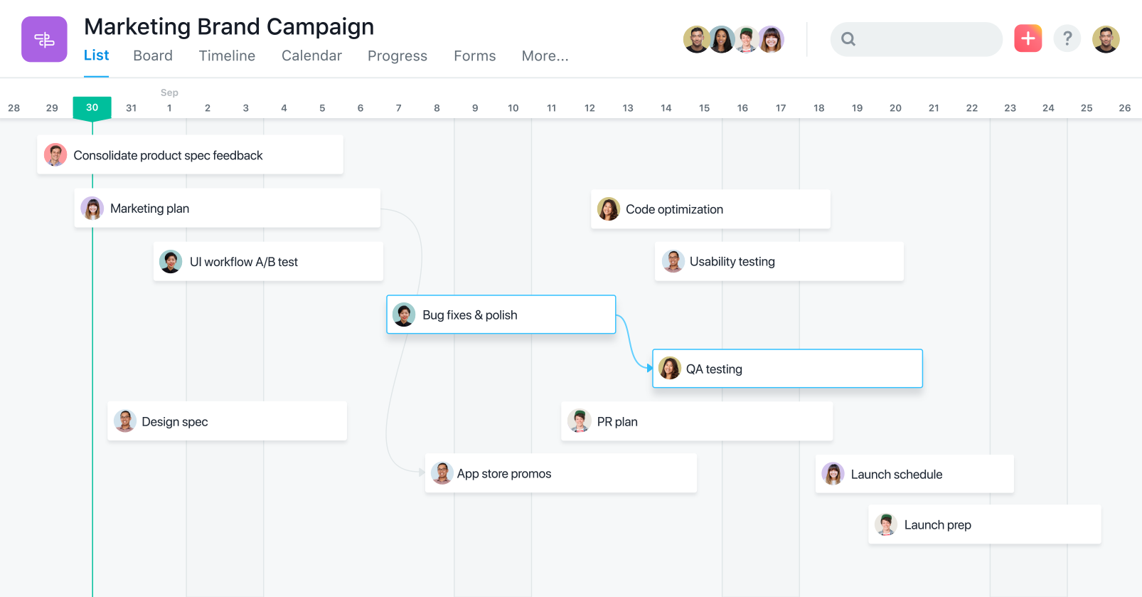 Asana automated workflows