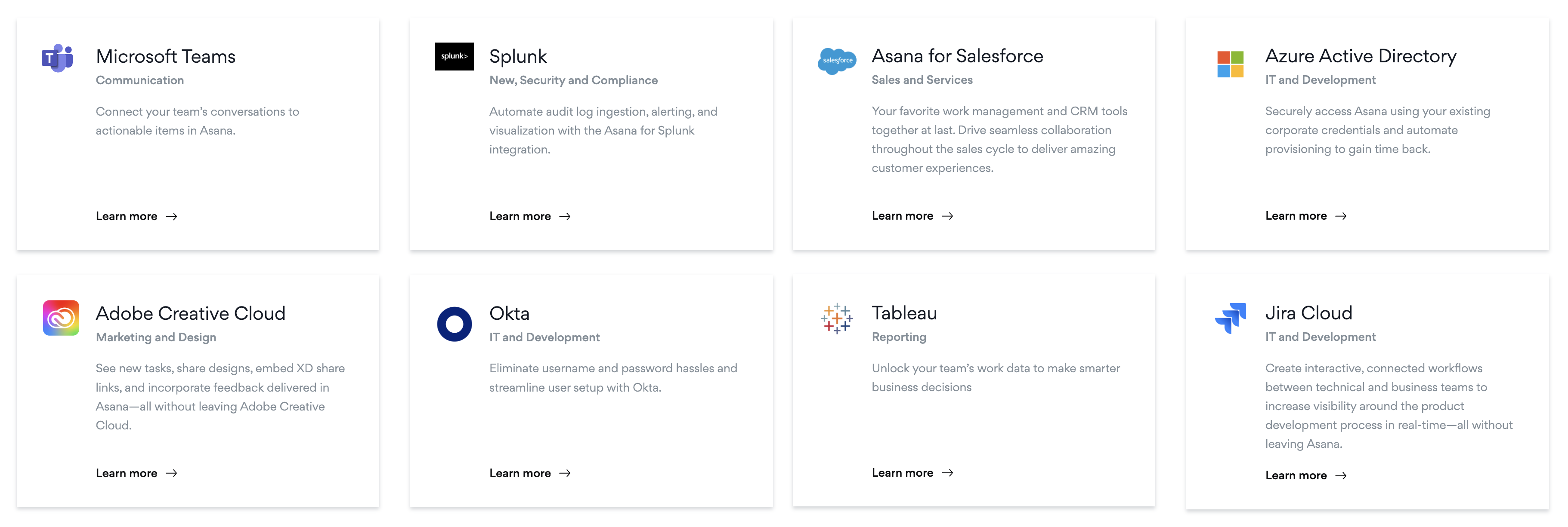 Asana integrations