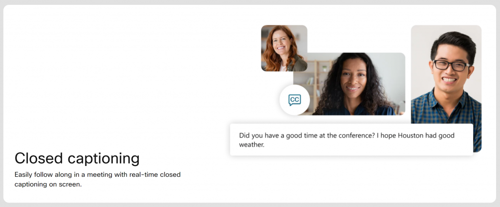 Webex Steps Up Inclusivity Game with Fresh Accessibility Functions