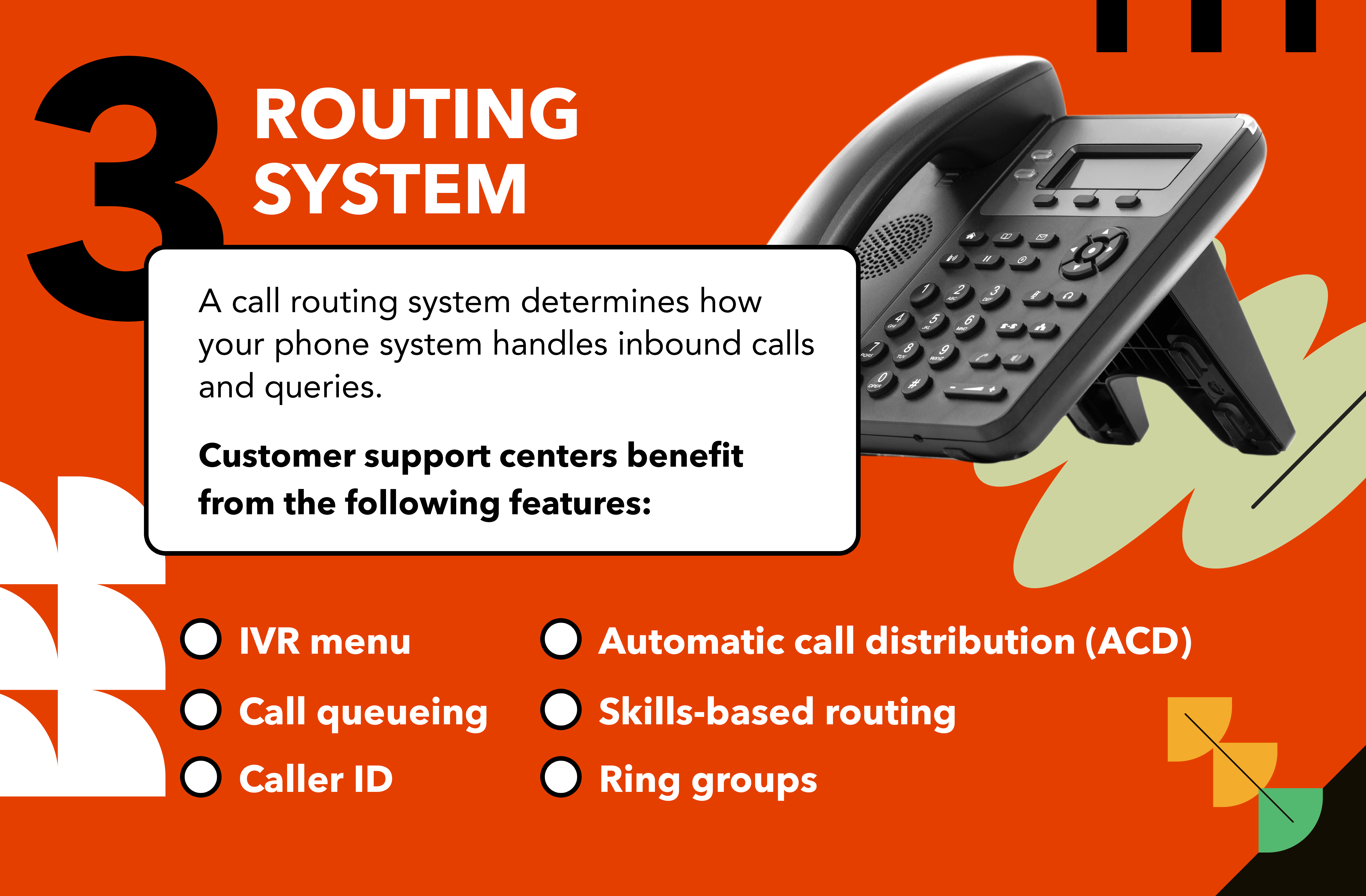 Contact center software requirements checklist - routing system
