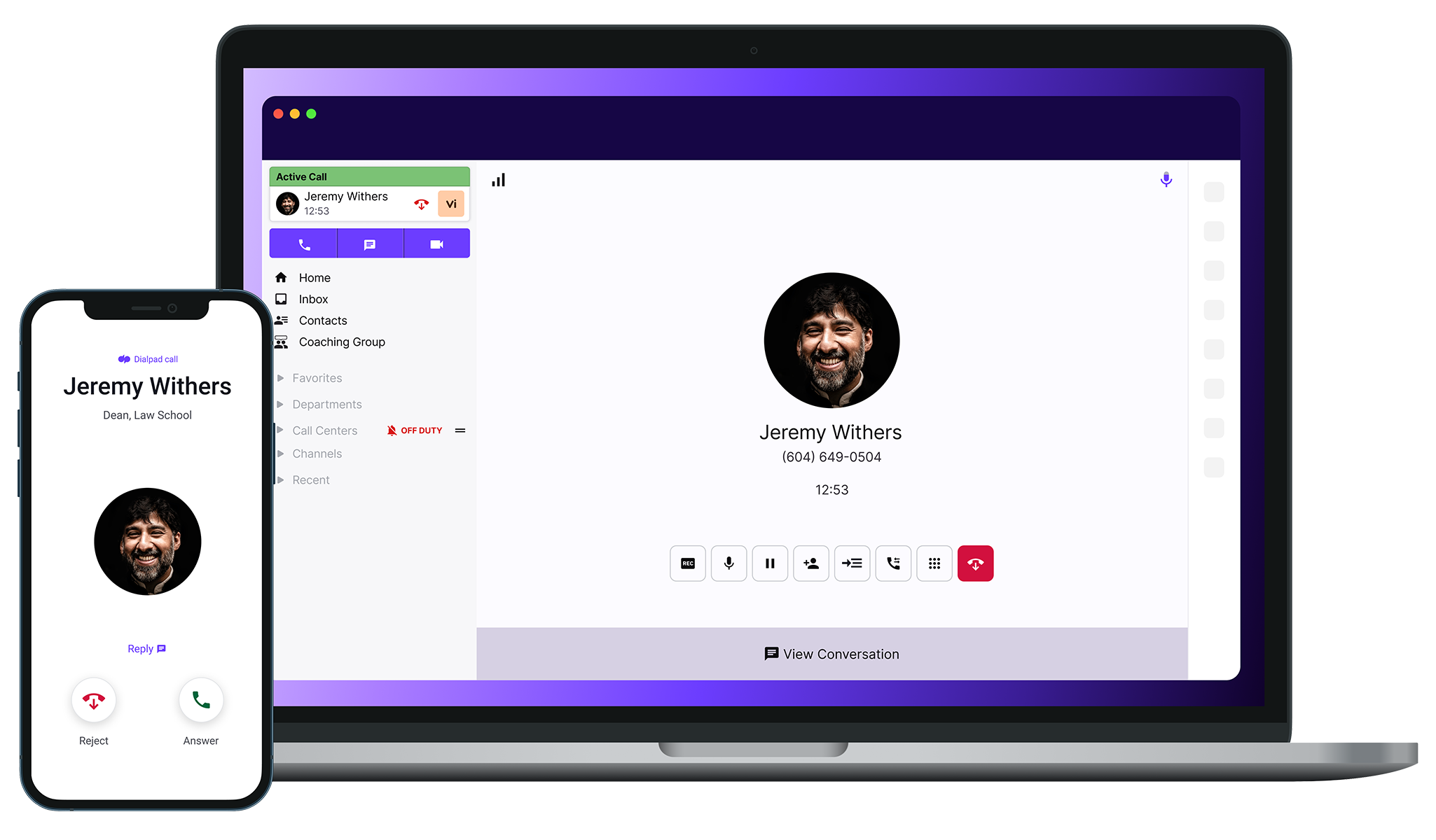 Dialpad Talk Dashboard