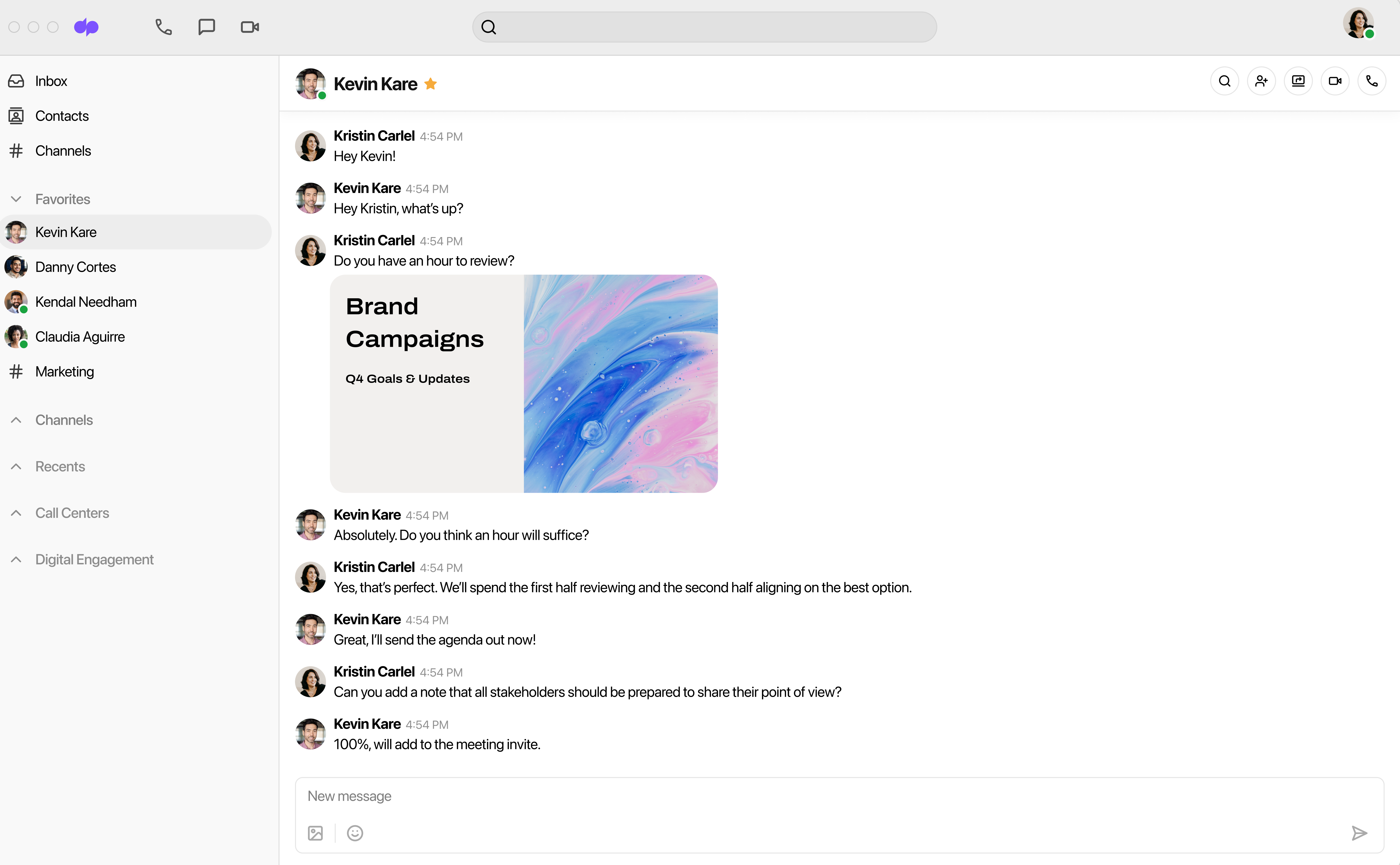 Dialpad Team Messaging