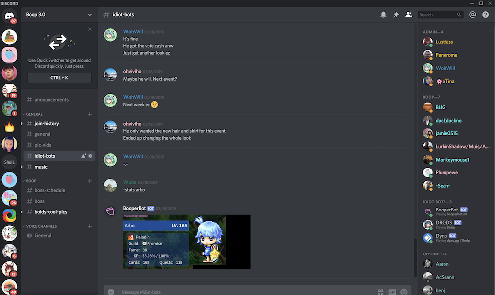 Discord chat