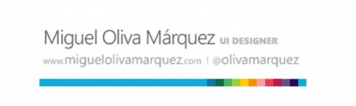 colorful email signature