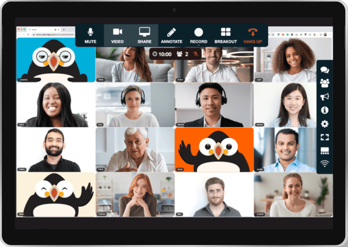 Online Video Meetings & Conferencing in One Click