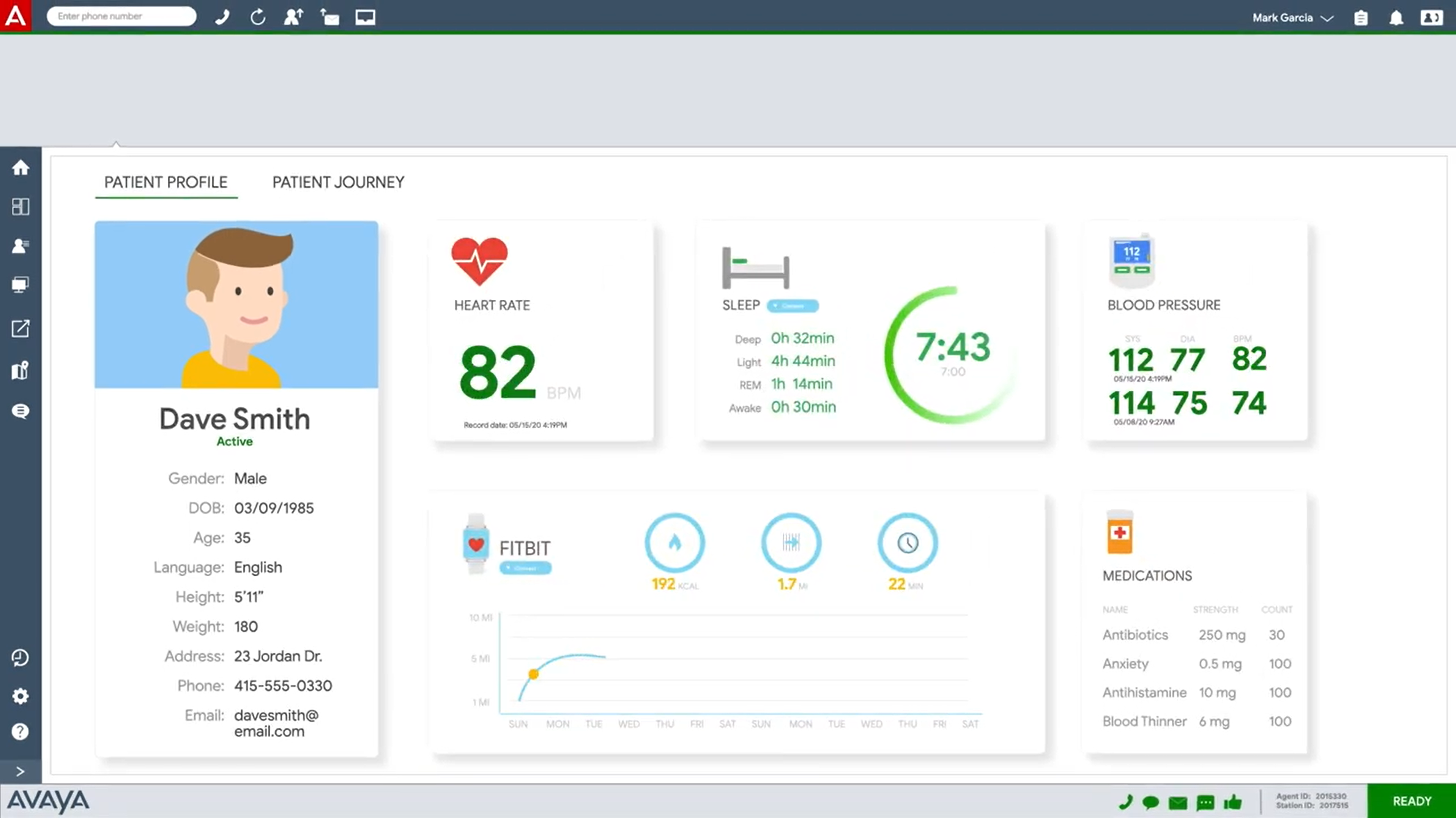 Google CCAI Medical Interface