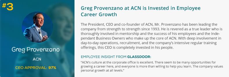 Greg Provenzano at ACN is Invested in Employee Career Growth 