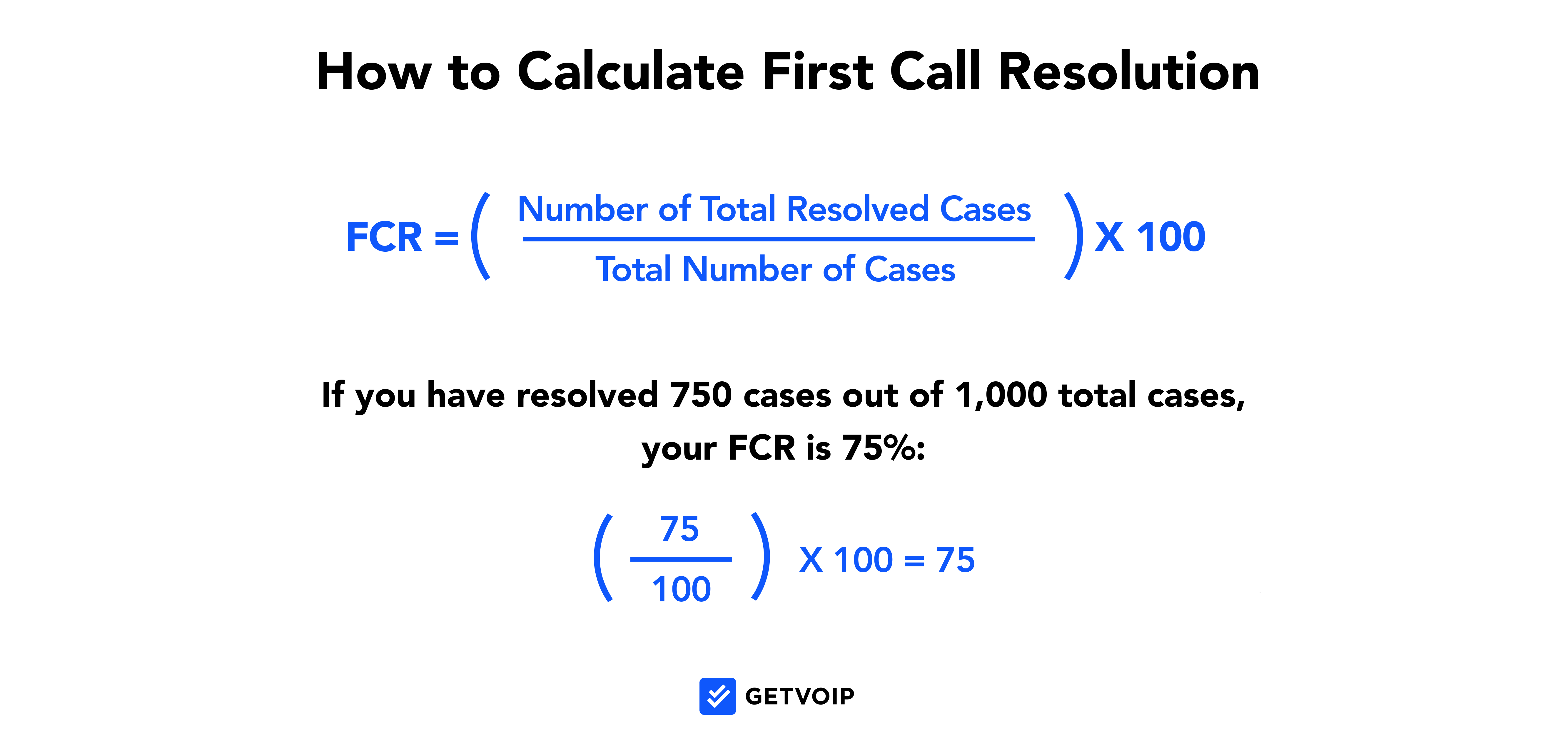 How to calculate first call resolution