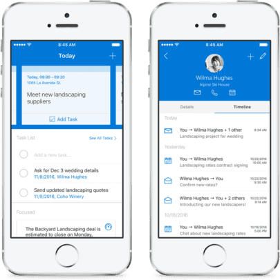 free crm for outlook 2016