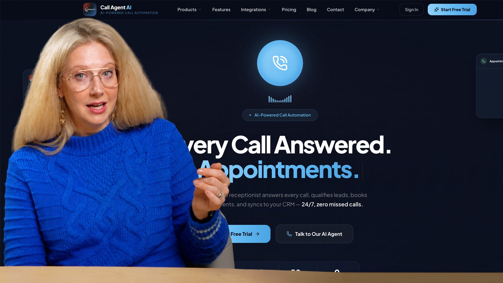 Katherine reviews Call Agent ai
