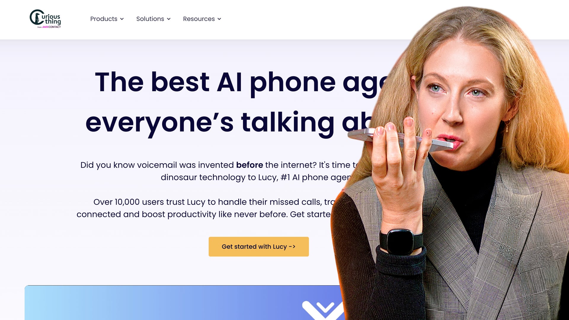 Katherine reviews Lucy by Curious Thing AI