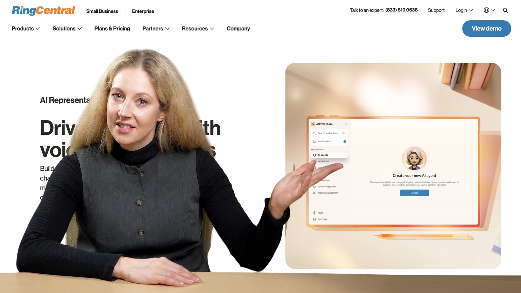 Katherine reviews RingCentral AIR