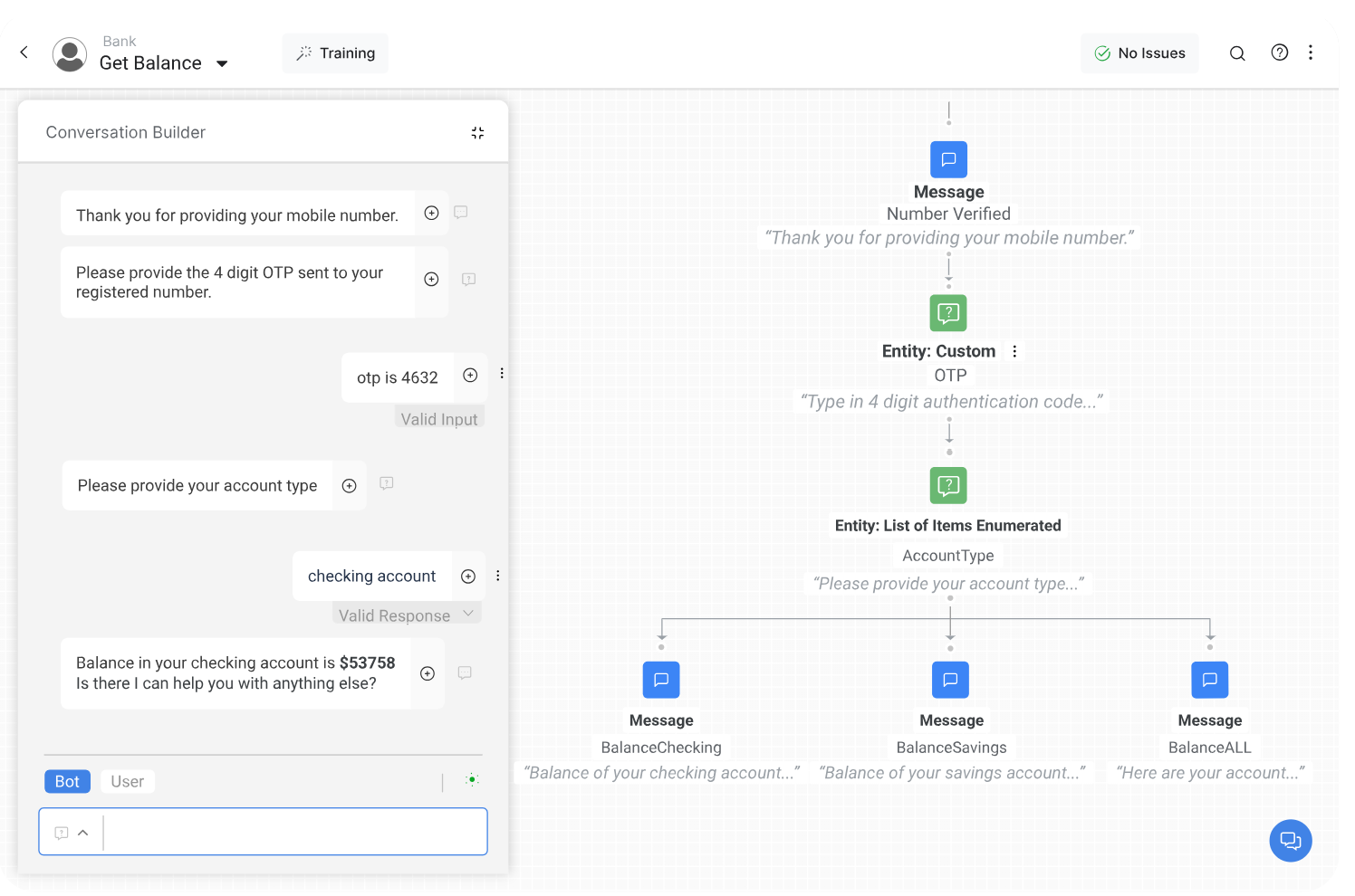 Kore.AI Conversation Designer