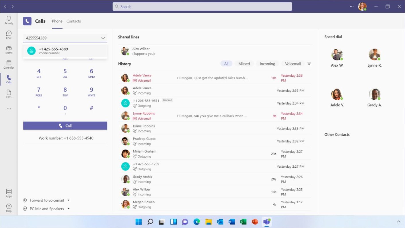 Microsoft Teams Calling