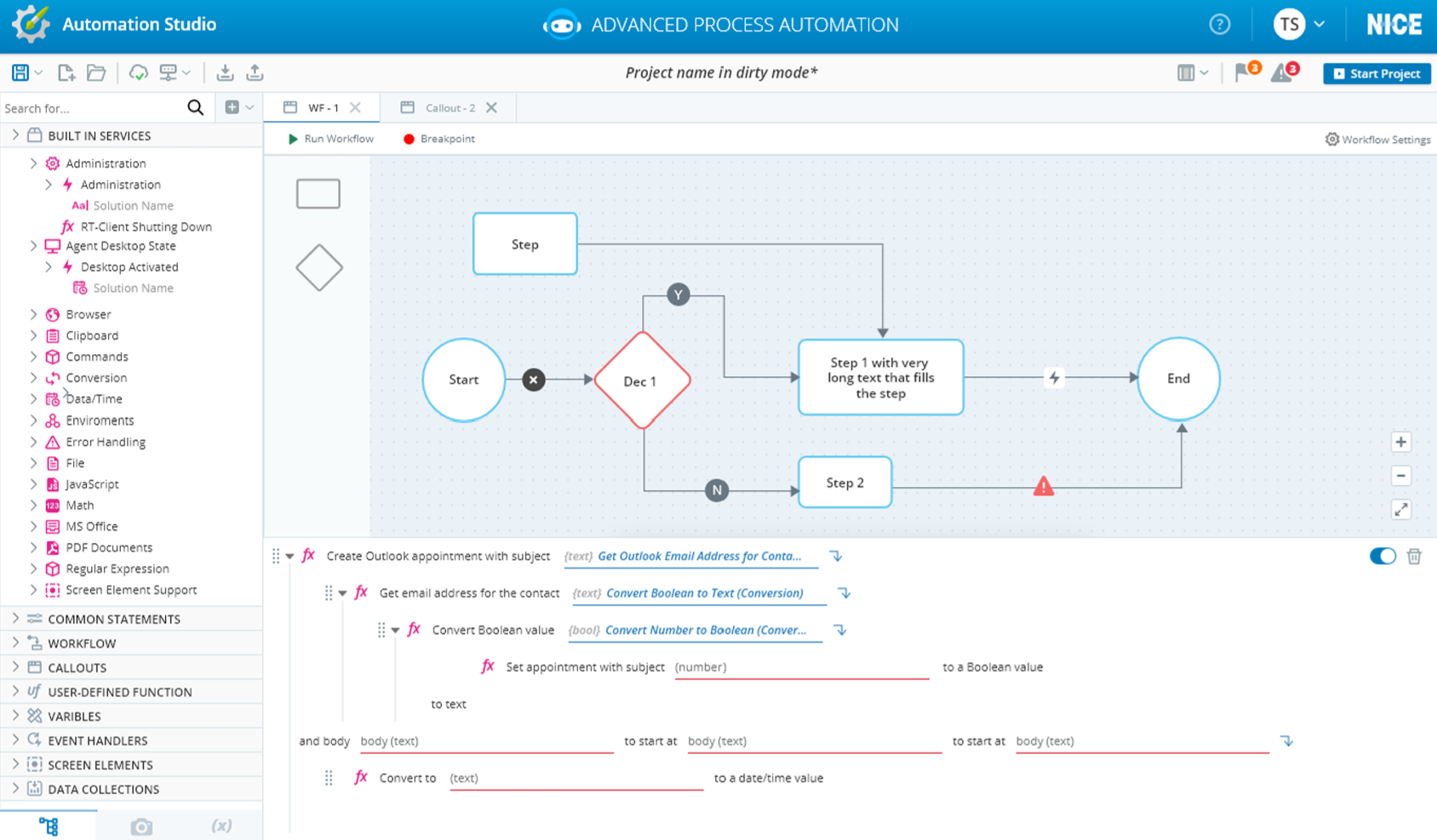 NICE CXone Automation Designer