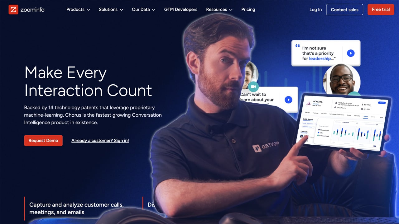 Nate Reviews Chorus by Zoominfo