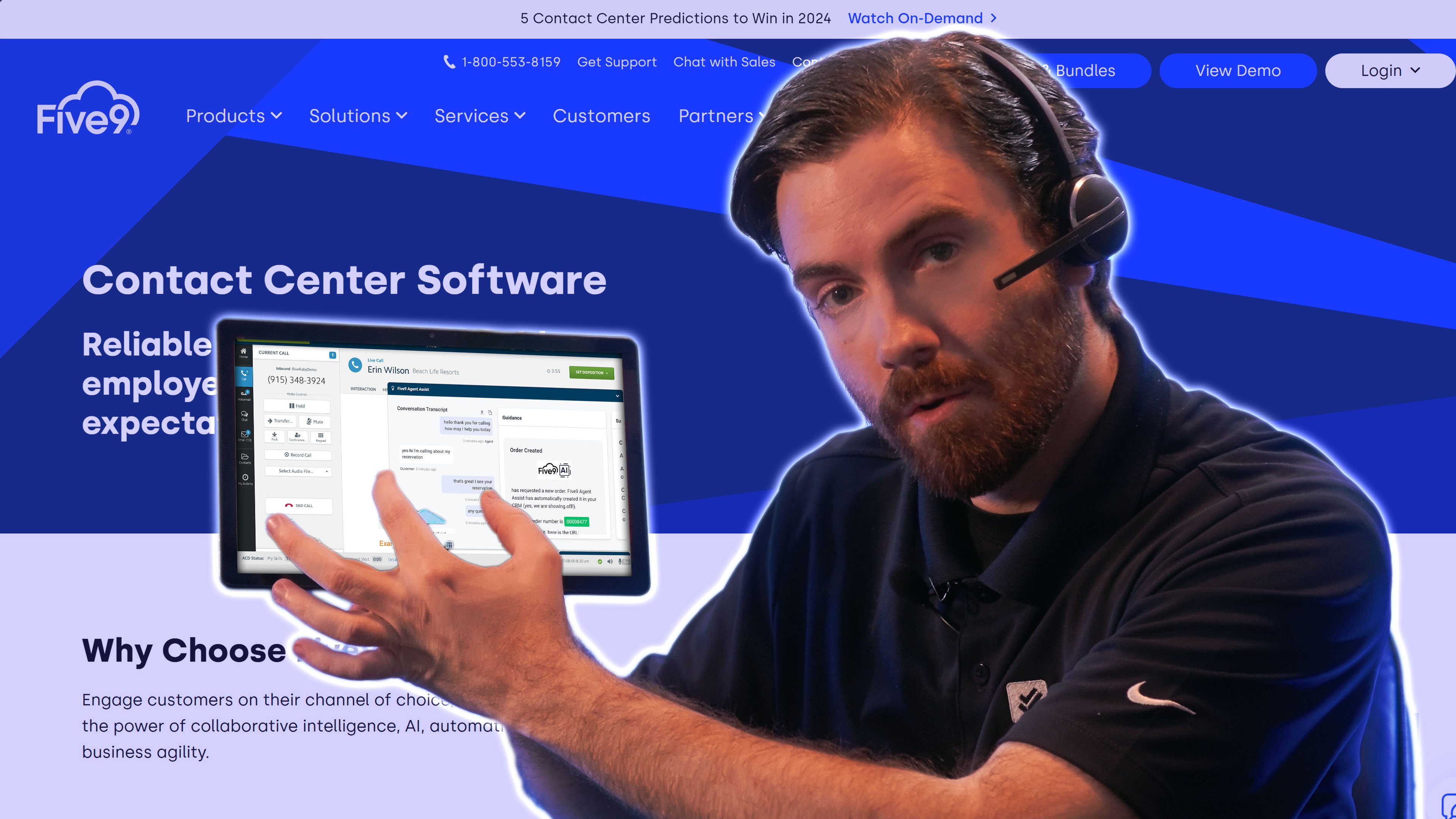 Nate Reviews Five9 Contact Center Software