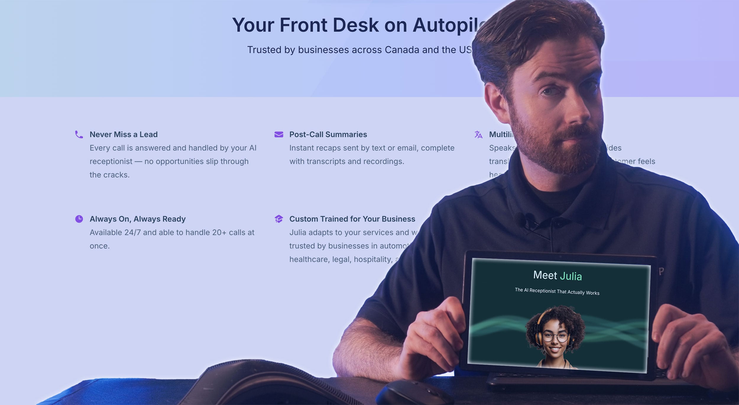 Nate Reviews Handshake AI Receptionist