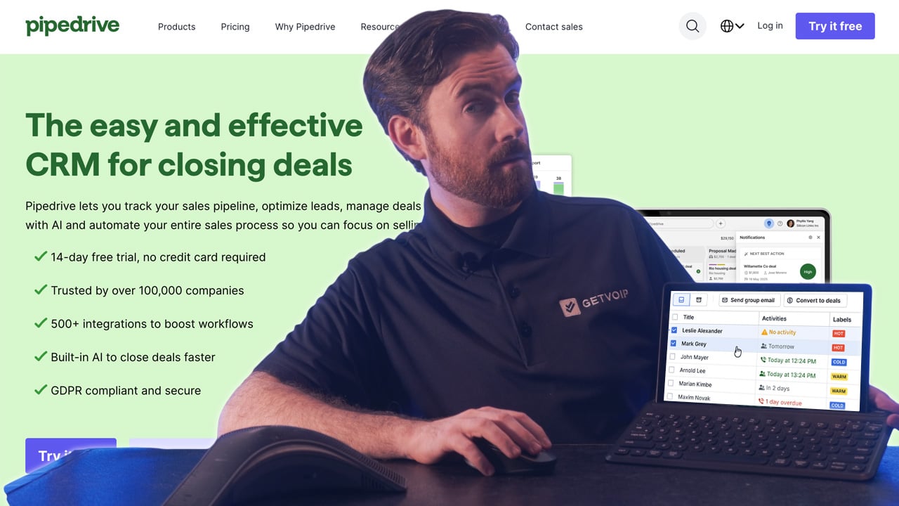 Nate Reviews Pipedrive