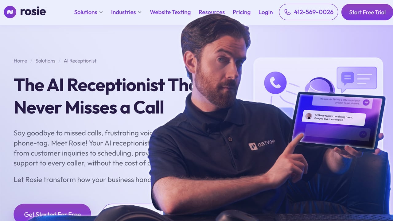 Nate Reviews Rosie Answering Service