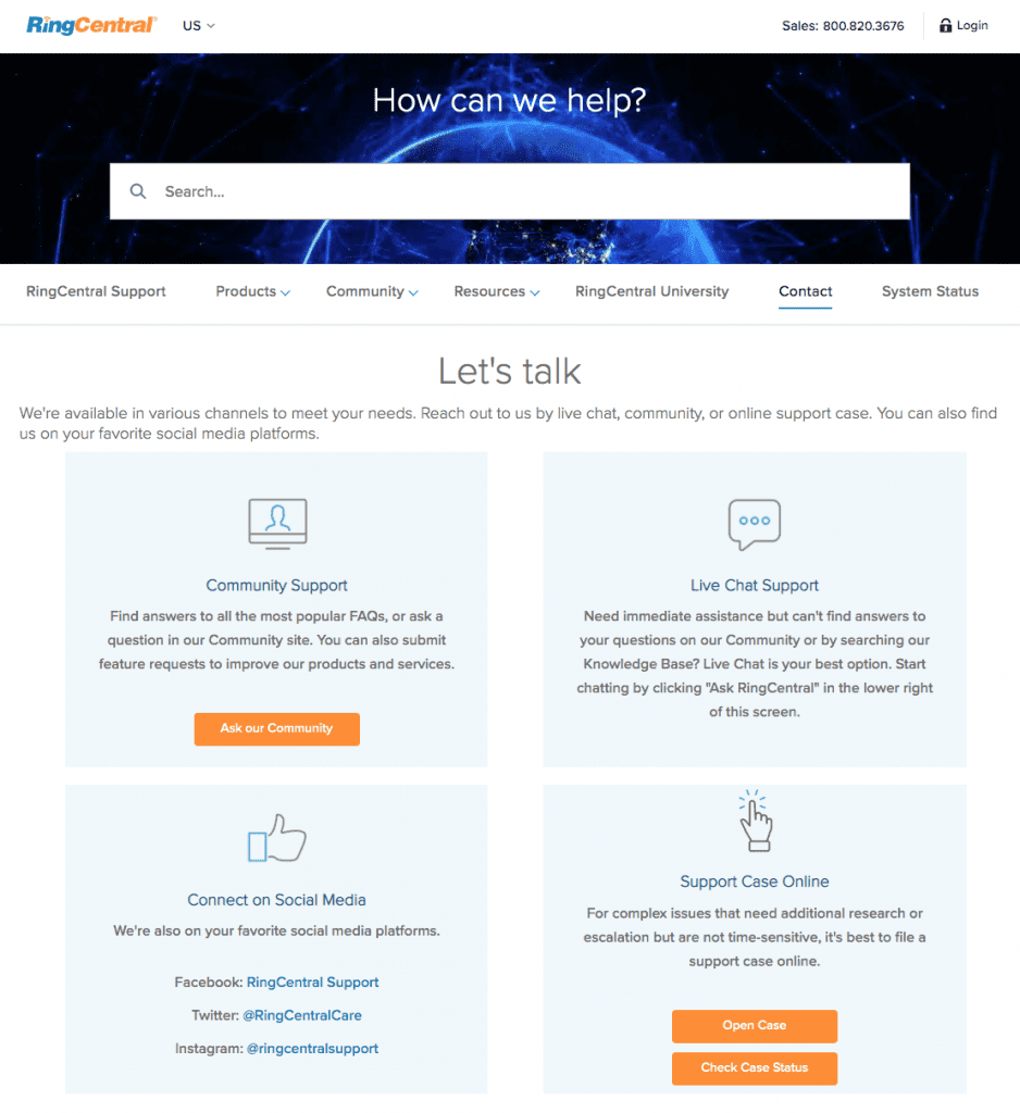 Complete List of Ways To Reach RingCentral Customer Service GetVoIP