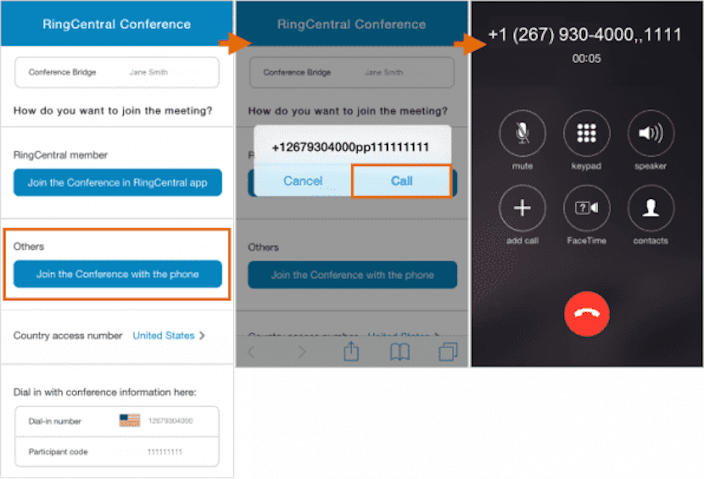 RingCentral Audio Conference