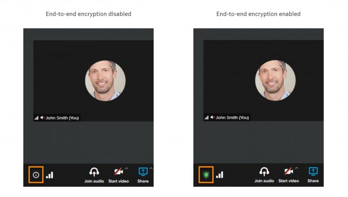 RingCentral End-to-end encryption