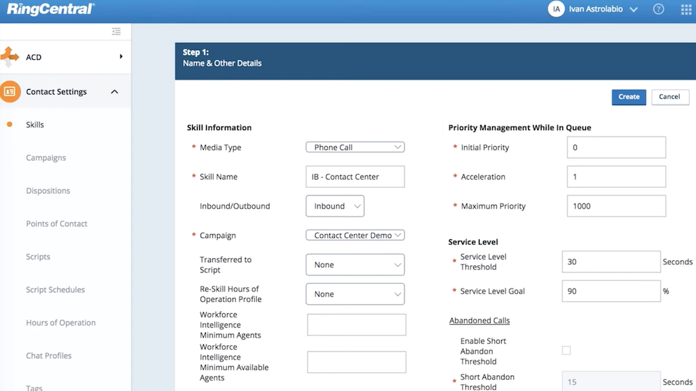 RingCentral Routing