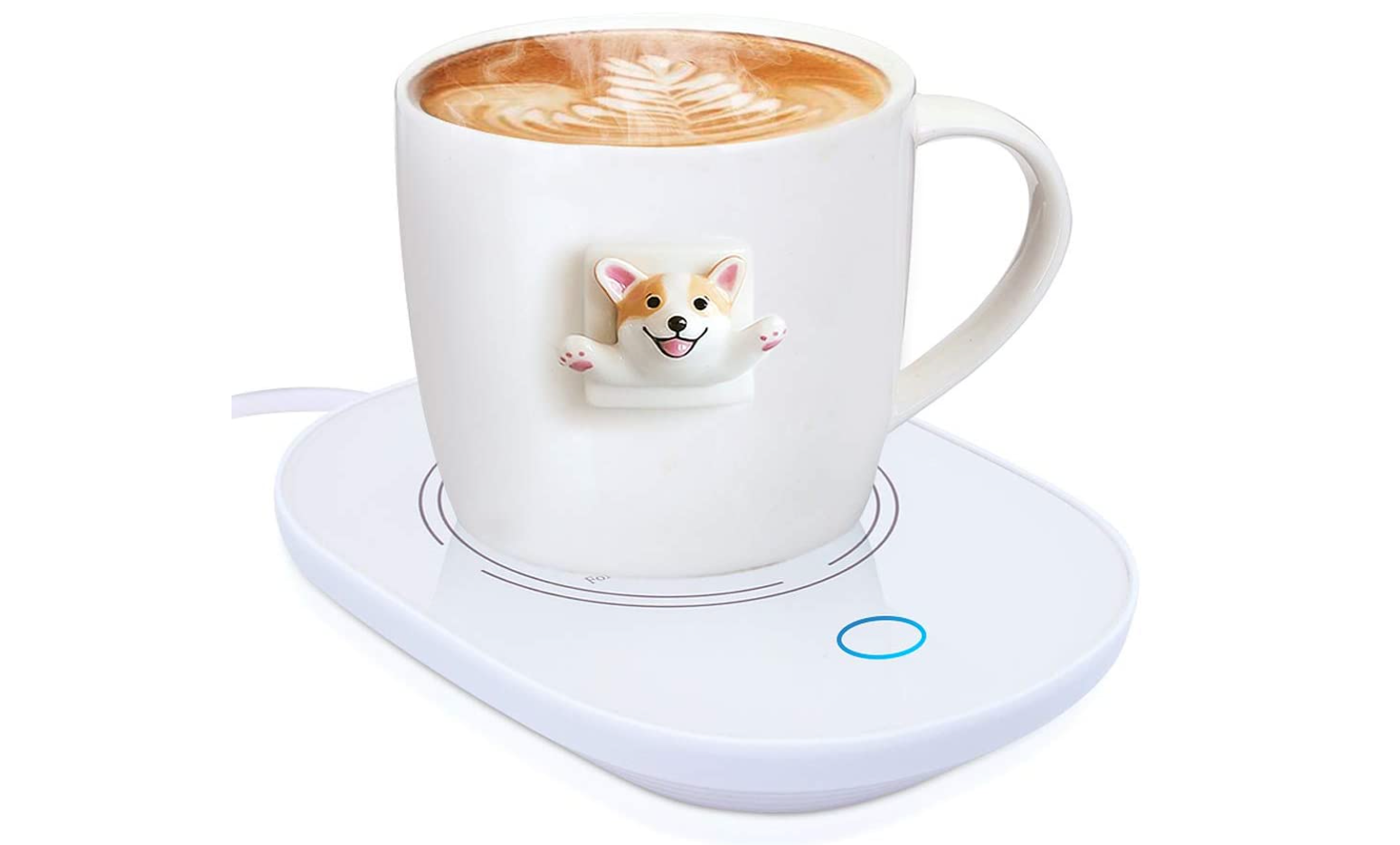 JavaPad 2-in-1 Heating Mug Warmer with Electric Wireless Charger - Vysta  Home