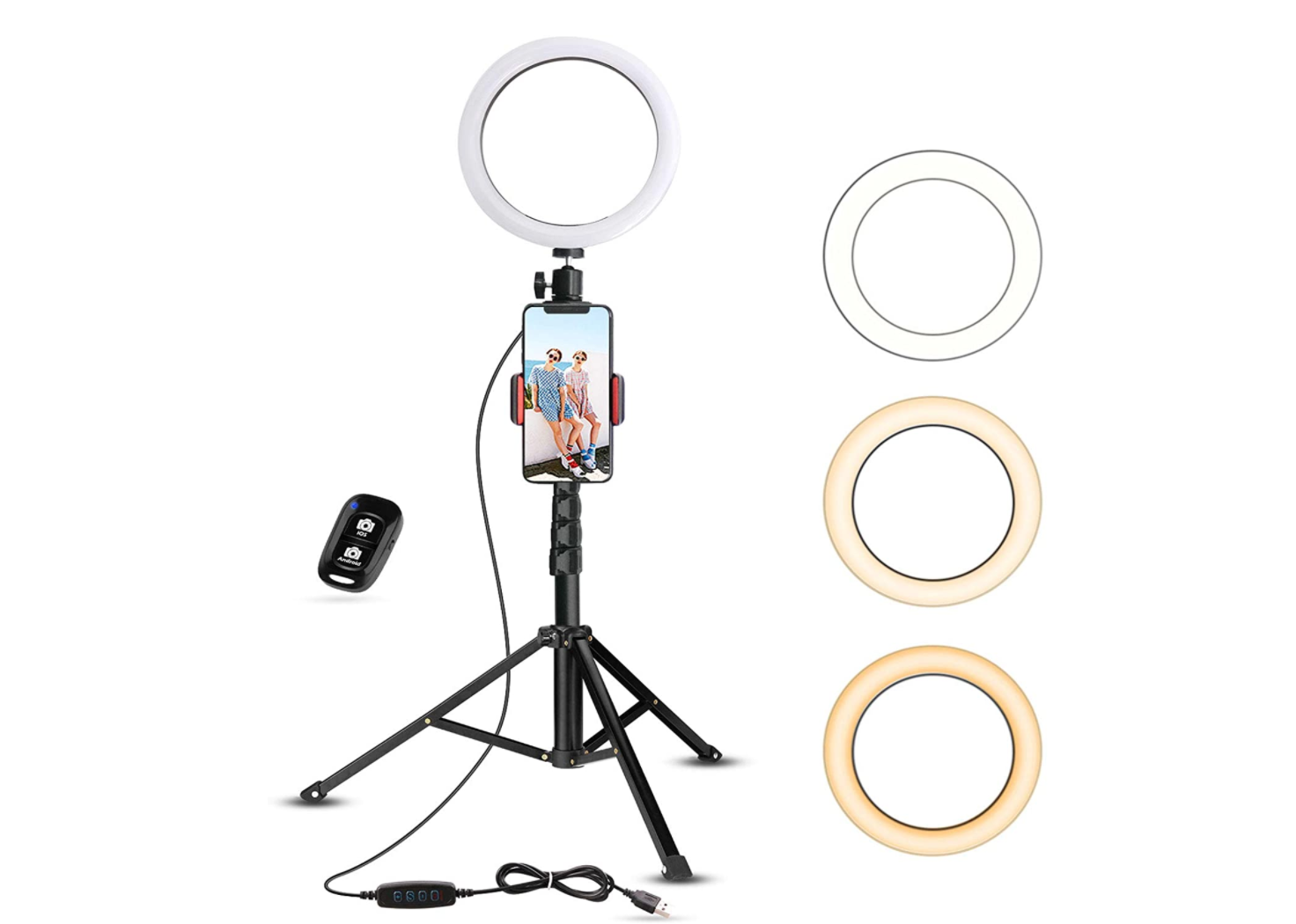 Selfie Ring Light with Tripod Stand