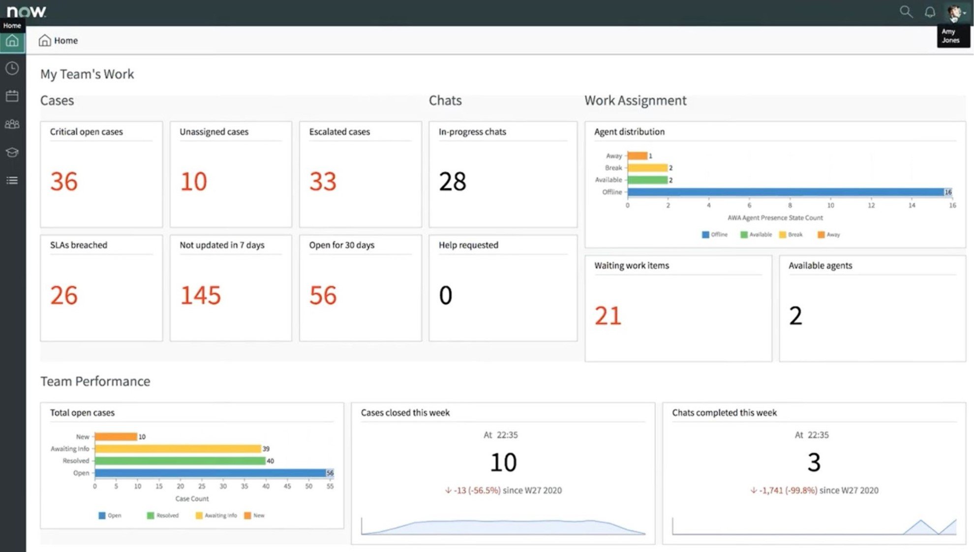 ServiceNow Manager View