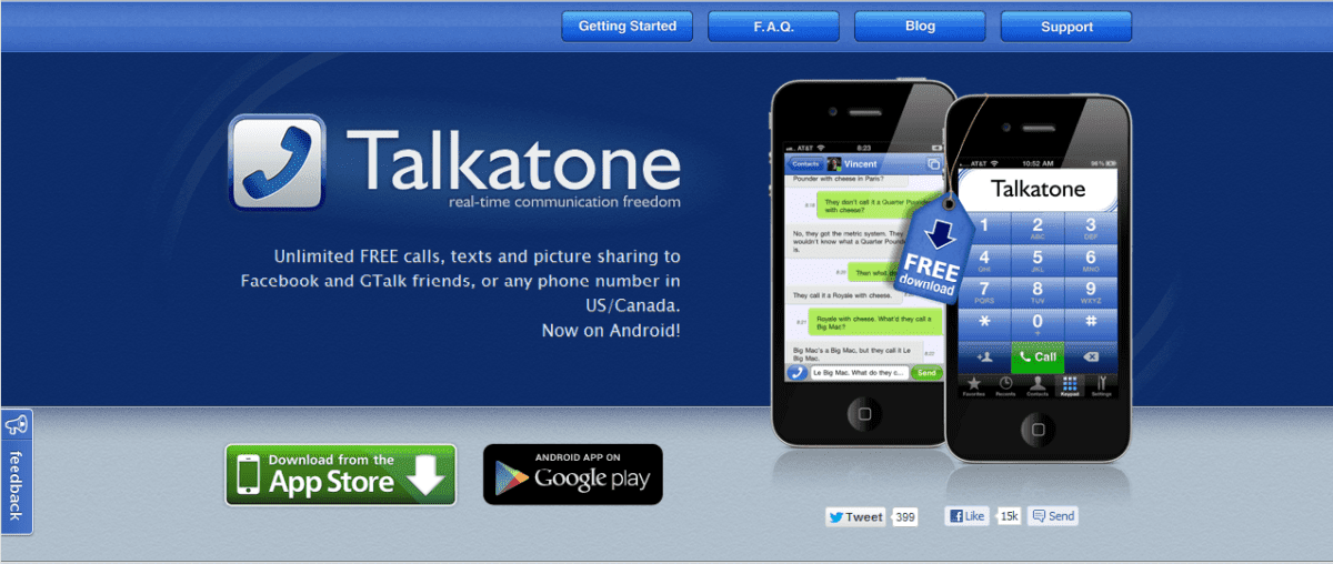 Talkatone: Social & Essential Mobile VoIP Talkatone: Social & Essential Mobile VoIP