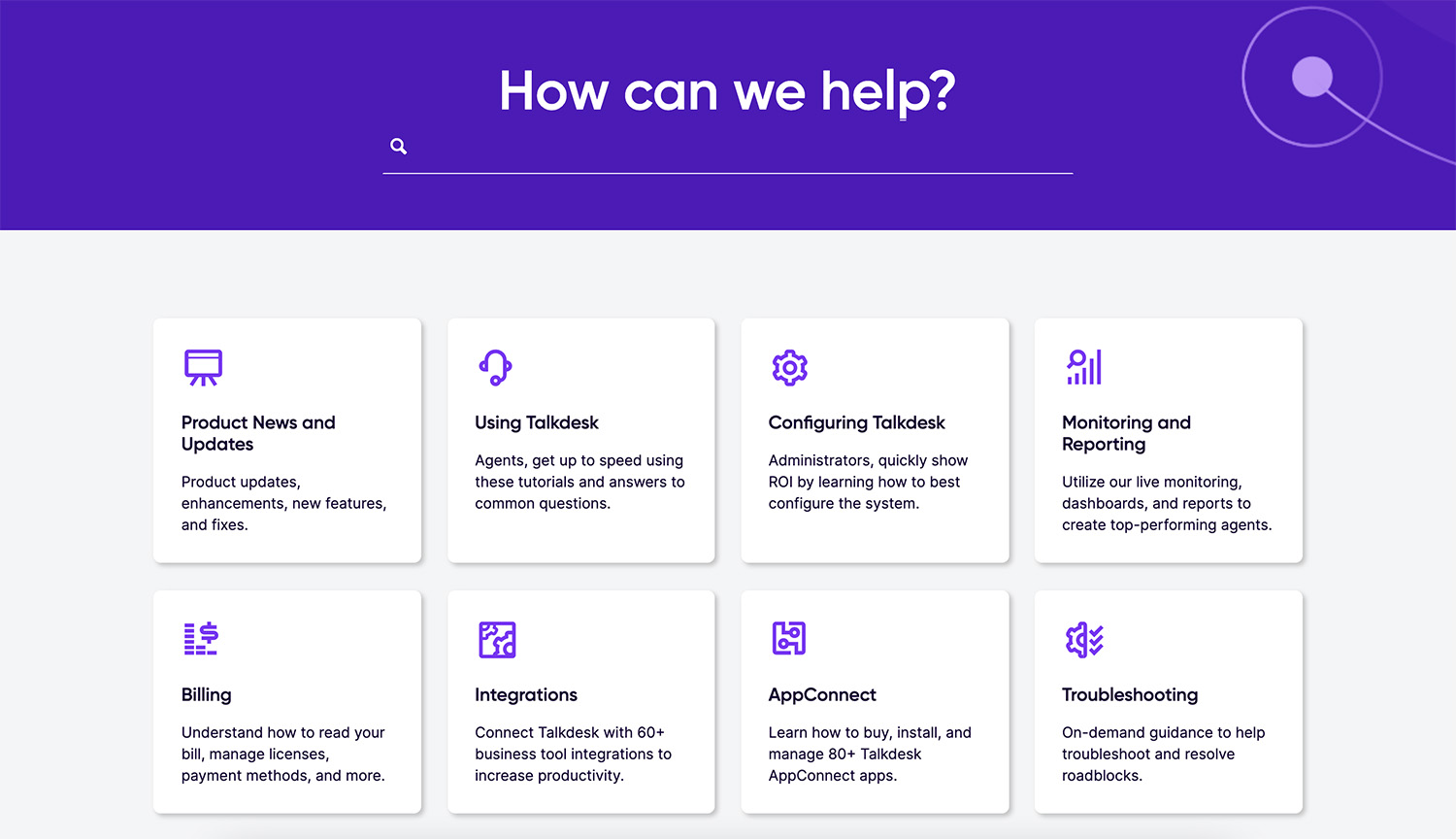 Talkdesk Digital Engagement: Cross-Channel Features for Administrators –  Knowledge Base