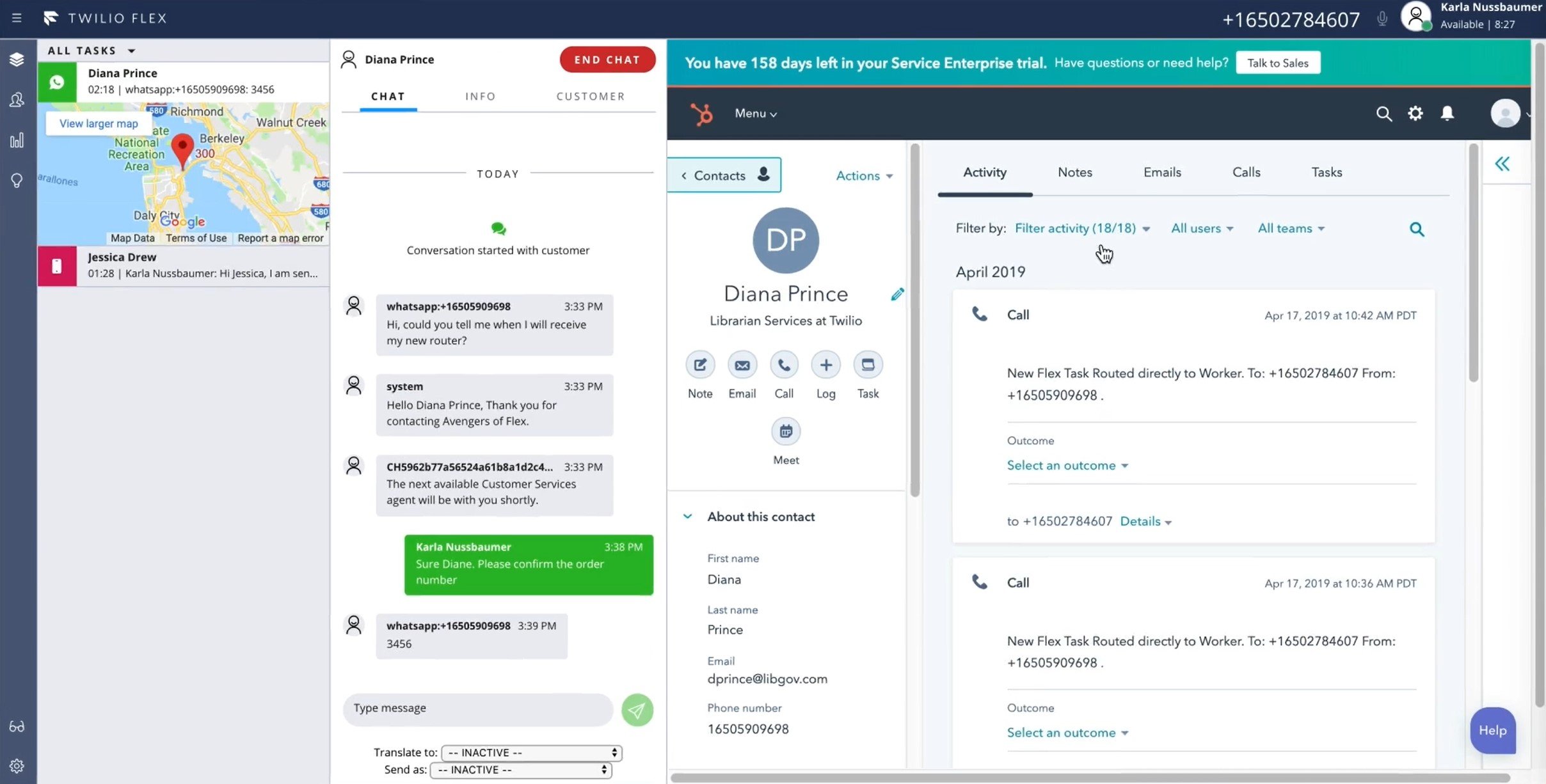 Twilio Flex Customer Profile