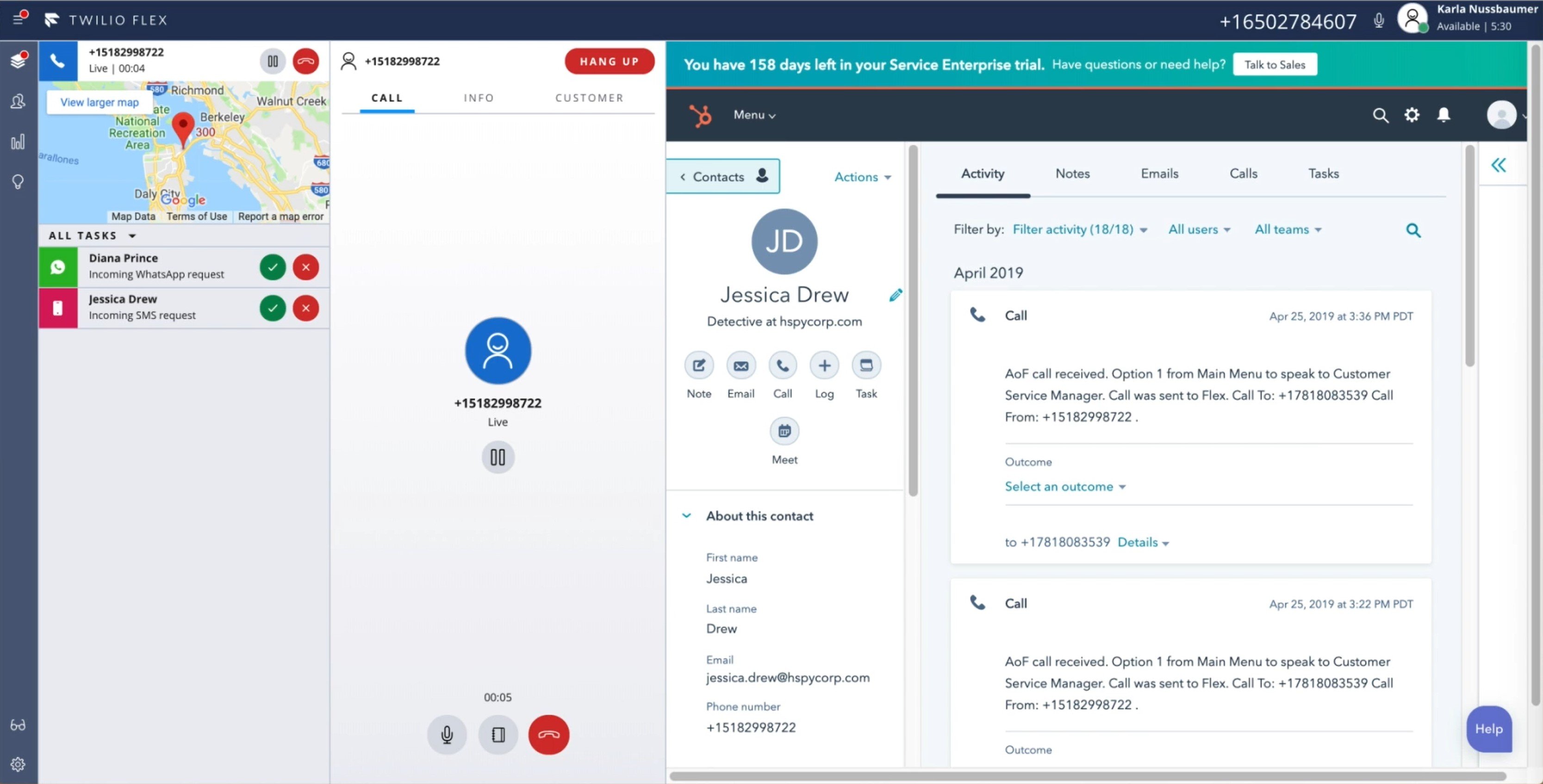 Twilio Flex Dashboard