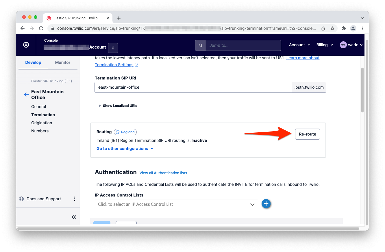 Twilio SIP Trunking