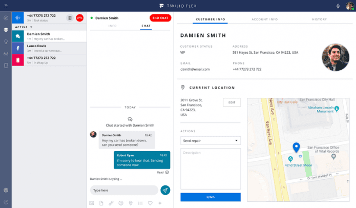 Twilio Flex screenshot