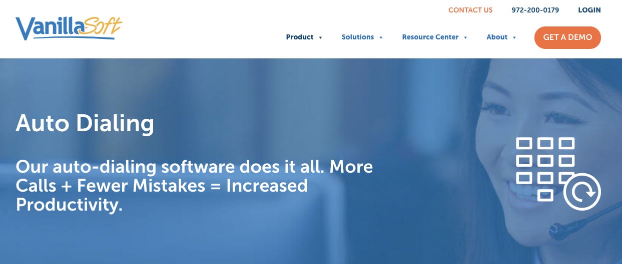 VanillaSoft Auto Dialer