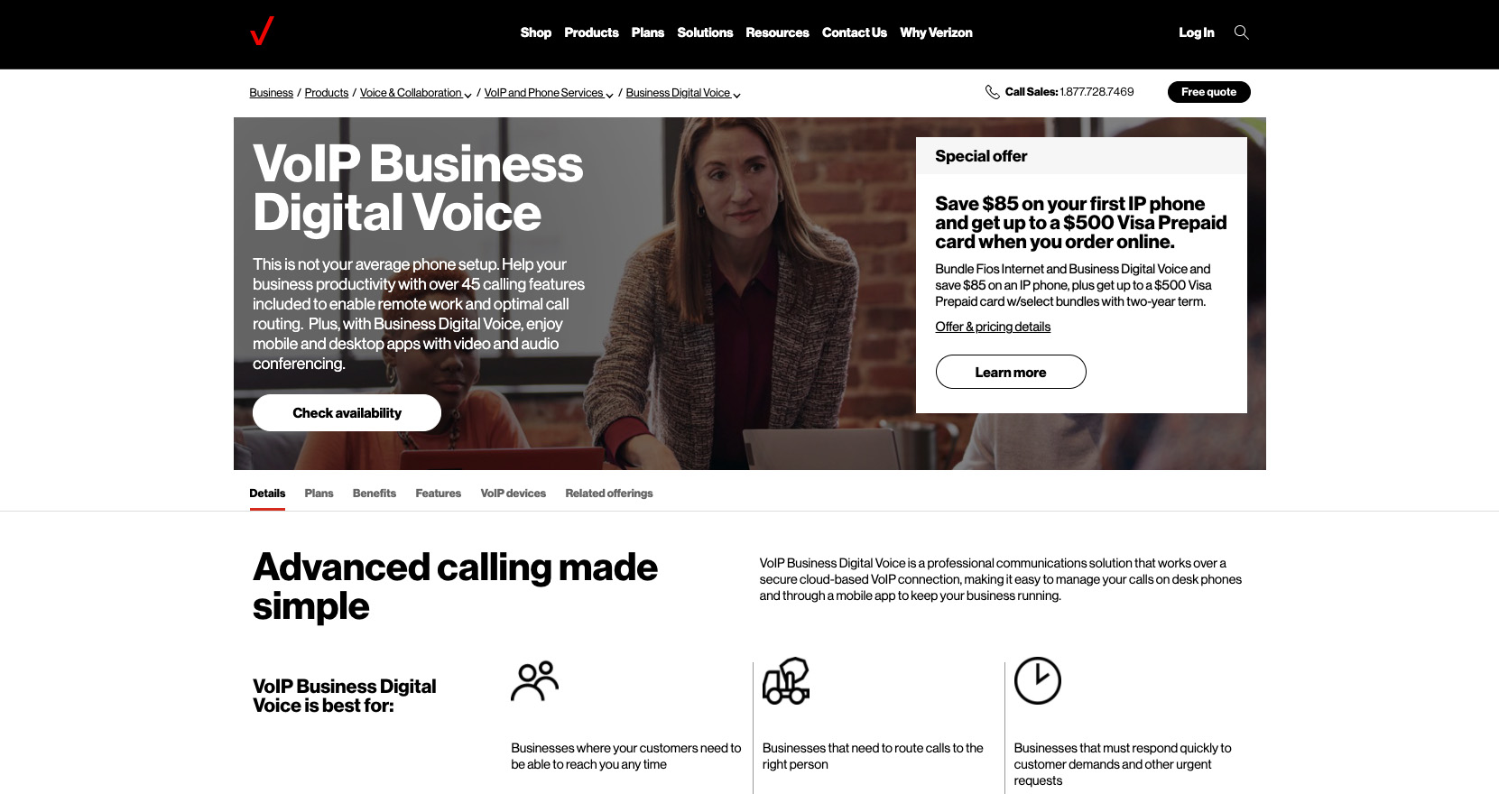 Verizon Business VoIP: A Closer Look at Plans & Pricing