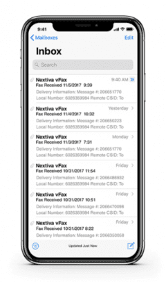 nextiva fax email mobile