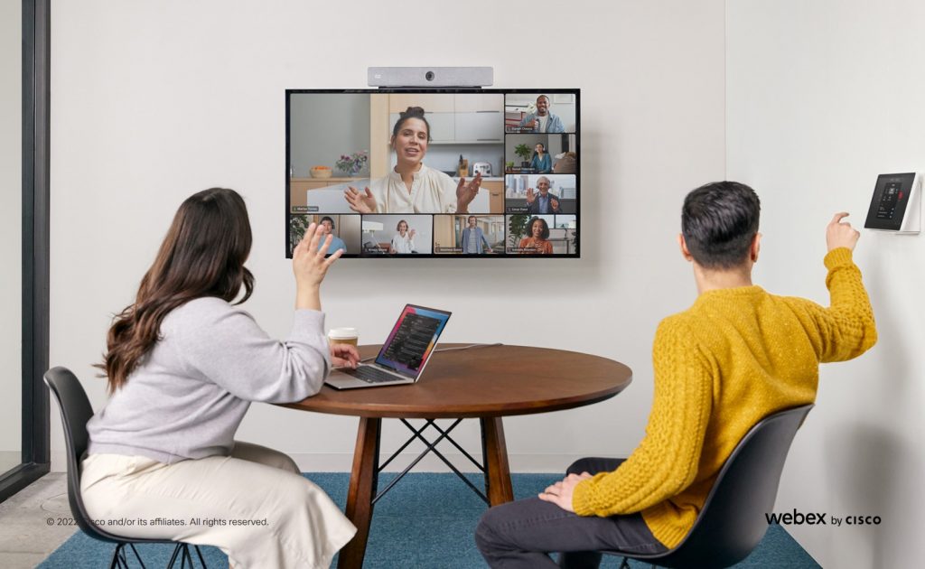 Controles de sala de Webex