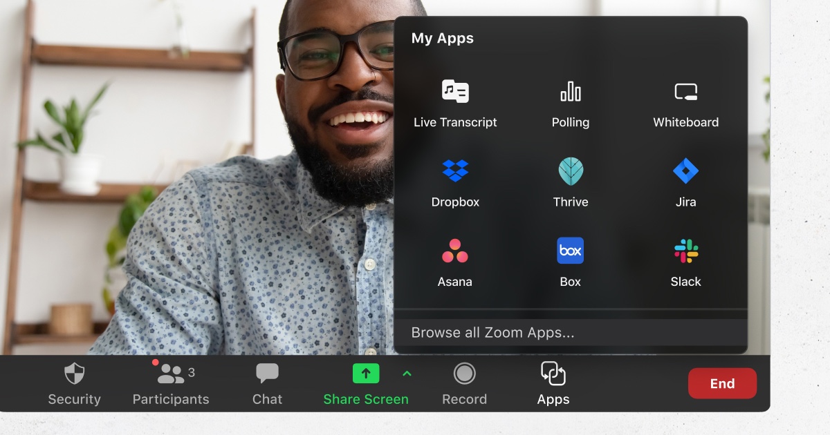 Zoom Adds Apps as Workers Seek More Productive Meetings