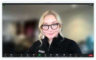 how to blur background in zoom during meeting