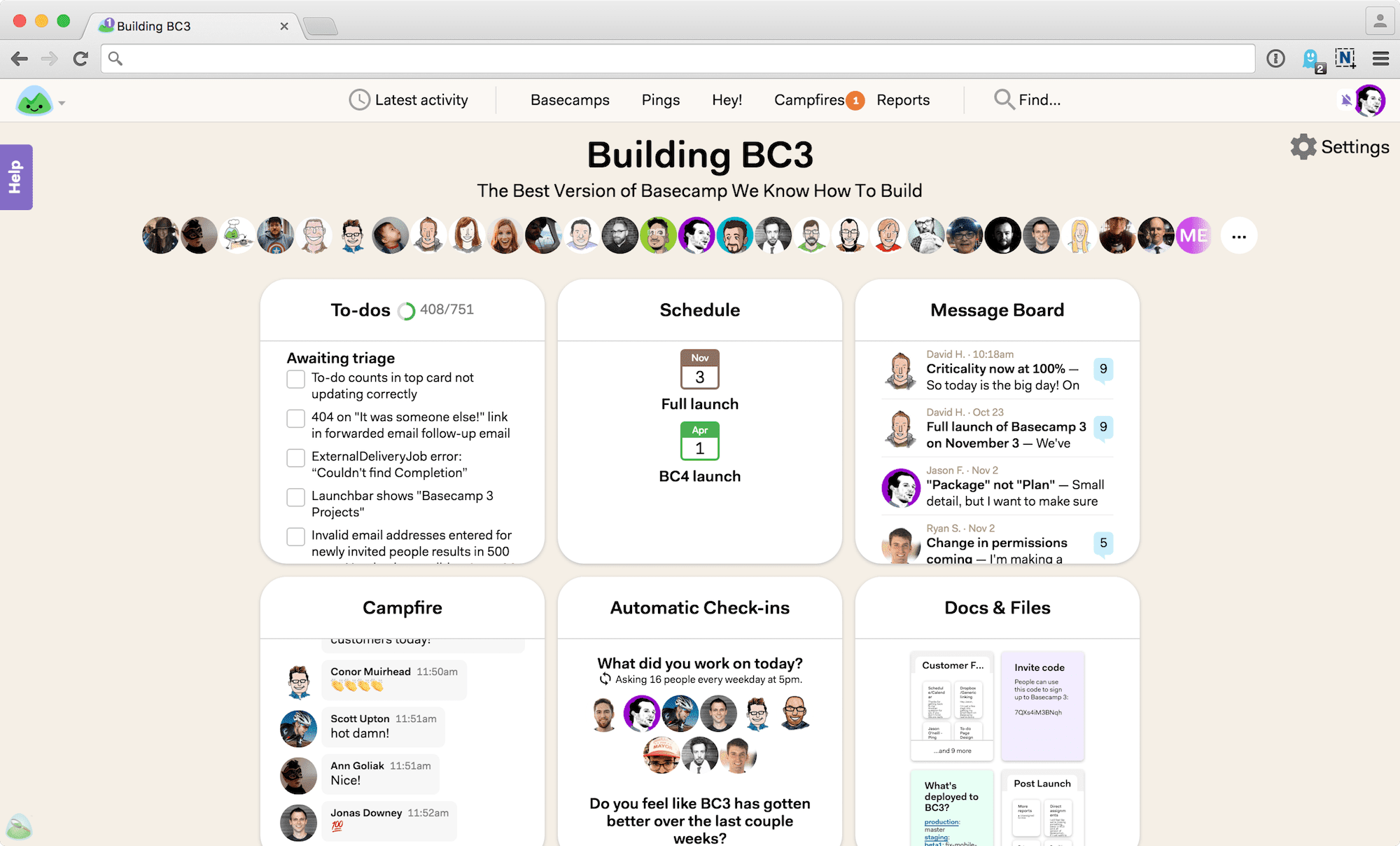 project planning tools for basecamp